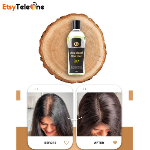 Ultra Blend Hair Diet Oil for the repair of hair growth & Hair loss - 200ml - Image 3