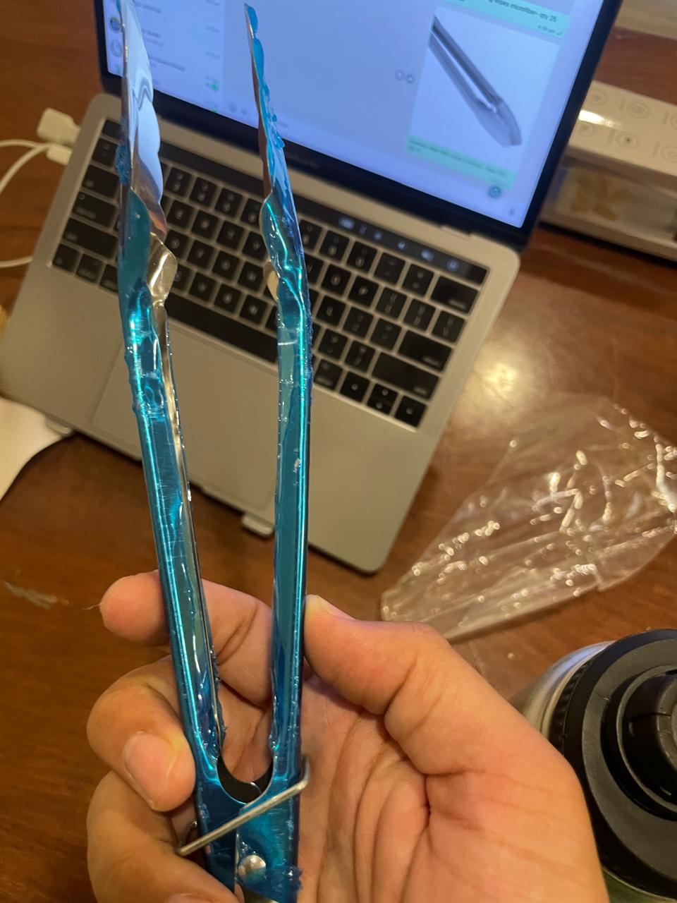 stainless steel BBQ tongs (chimta) | Kitchen Food Stainless Steel Tongs Tool Heat Bread Salad BBQ Baking Serving Utensil Bead Clip Clamp Meat BBQ Tools Buffet - Image 8