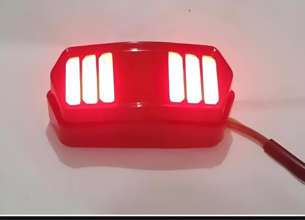 Universal Motorbike Back Light With Indicator DRL Audi Style - Image 9