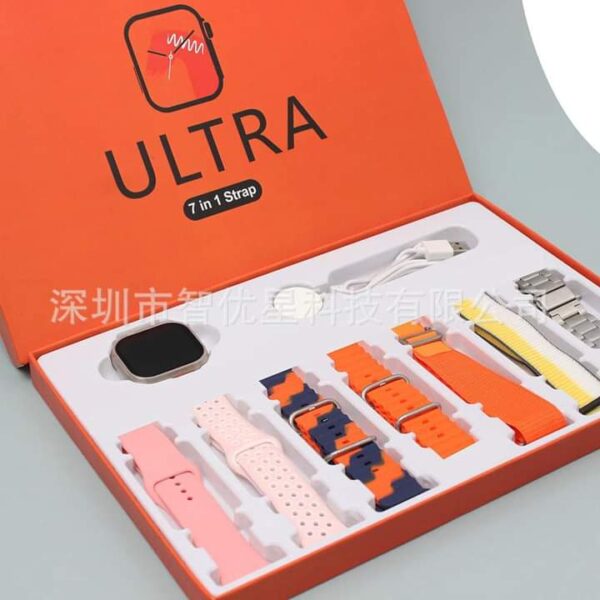 LAXASFIT 7 in 1 ultra LATEST MODEL SMART WATCH(random color) - Image 11