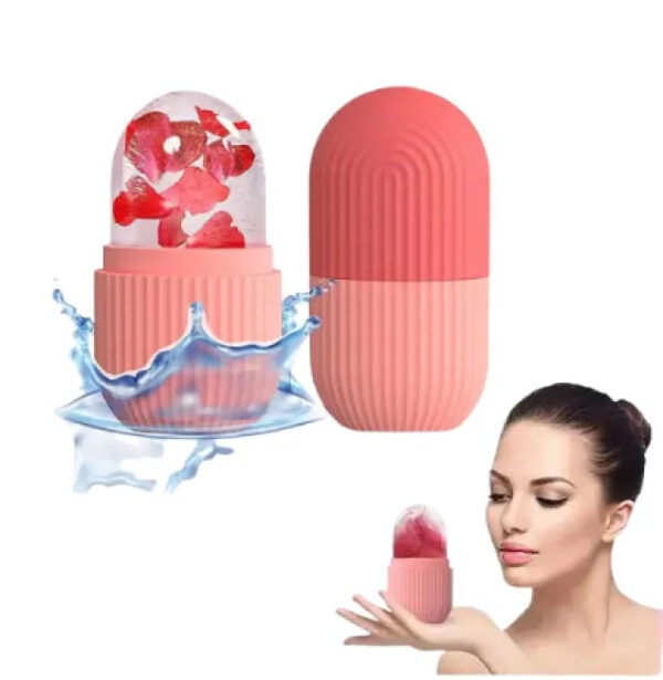 Reusable Facial Ice Roller for Face | Enhance Skin Glow Shrink &Tighten Pores (random color)