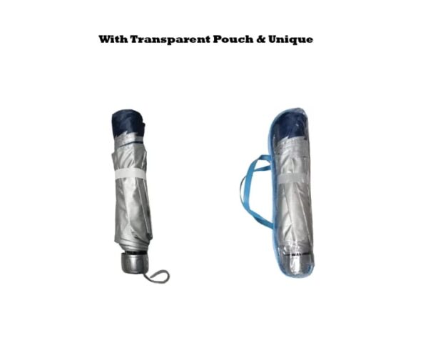 Portable Folding Umbrella for Men and Women - Random colors - Image 9