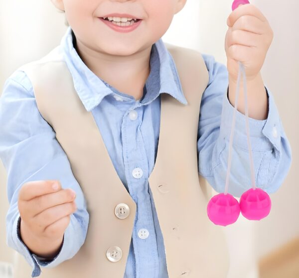 3 packet tak tak clacker ball | china ball | pack of 3 pair ( 6 balls ) for kids and adults (Random Color) - Image 8