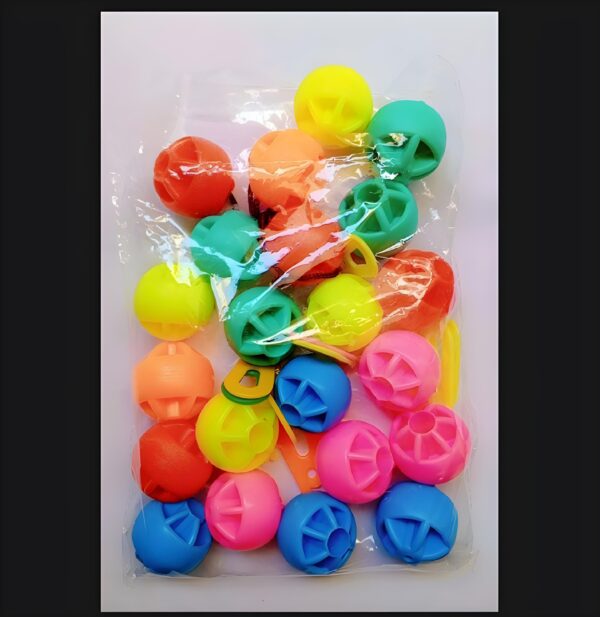 3 packet tak tak clacker ball | china ball | pack of 3 pair ( 6 balls ) for kids and adults (Random Color) - Image 9