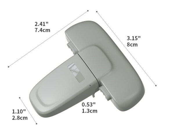 Child Safety Fridge Lock , Baby Safety Refrigerator Freezer Door Lock, No Tools Need or Drill - Image 3