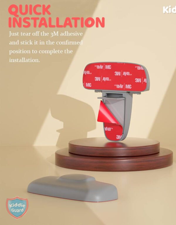 Child Safety Fridge Lock , Baby Safety Refrigerator Freezer Door Lock, No Tools Need or Drill - Image 12