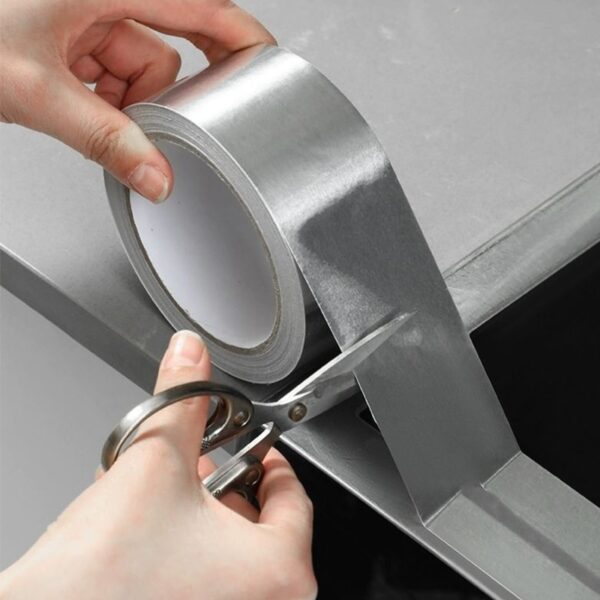(2inch x 8 Yard) Super Sticky Aluminum Foil Tape Self Adhesive Waterproof for Roof Pipe Repair Tape - Image 12