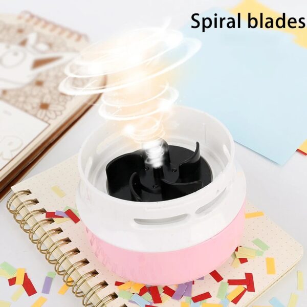 Mini table desktop vacuum cleaner (random color) - Image 9