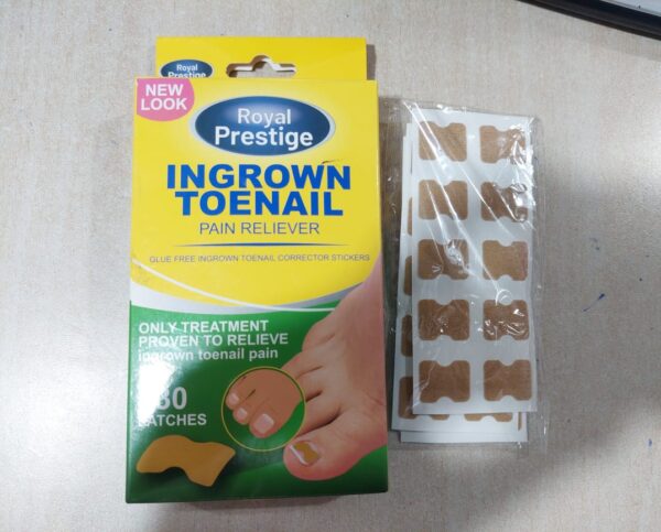 30 Pcs - Glue Free Ingrow Toenail Corrector Stickers | Ingrown Toe Nail Pain Reliever Patches - Image 2