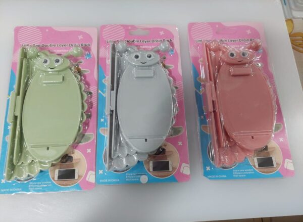 Self Adhesive Double-layer Soap Holder (Random color) - Image 2