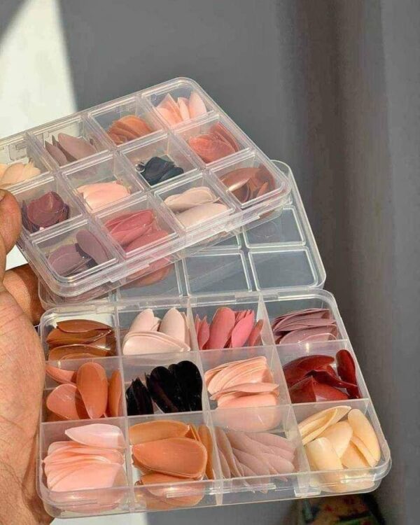 144 PCs Nails box Artificial Nails Pack - Image 2