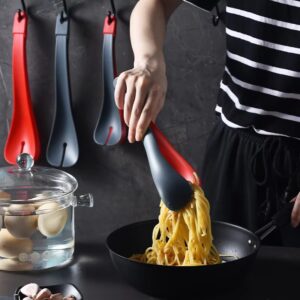 Multifunctional Food Clamp Spoon & Tongs Steak | Buffet Clamp Tongs Anti-scald Spoon Tongs Cooking Tools (Random color)