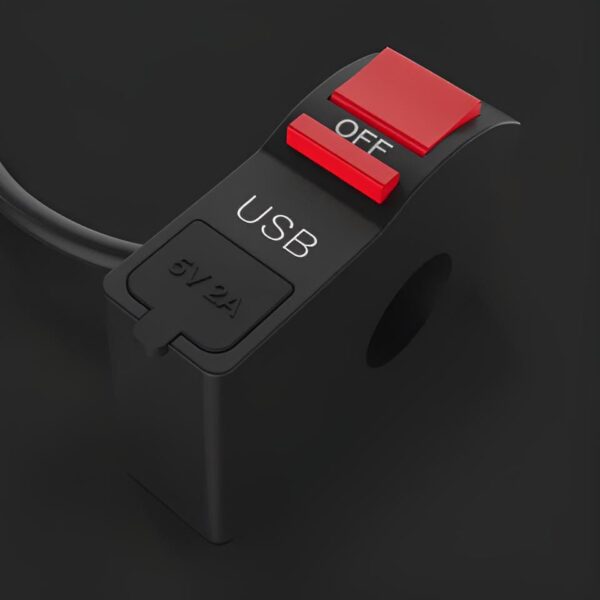 On/Off & USB port 2 Amp 5 V universal switch for bike, Extra external on off button. extra lights switch - Image 5