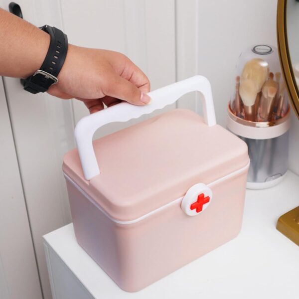 Empty Small First Aid Box High Quality Medicine Box  (random color) - Image 2