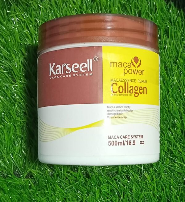 (NW000260) Karseell hair mask | Collagen Hair Treatment Deep Repair Conditioning Argan Oil Collagen Mask - 500ml - Image 2
