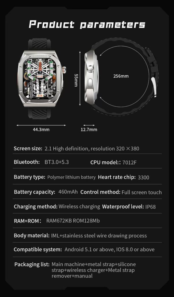 LG61 Max Smart Watch  (Random color) - Image 8