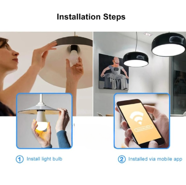 RGB bulb / smart WiFi Led light bulb - Image 5