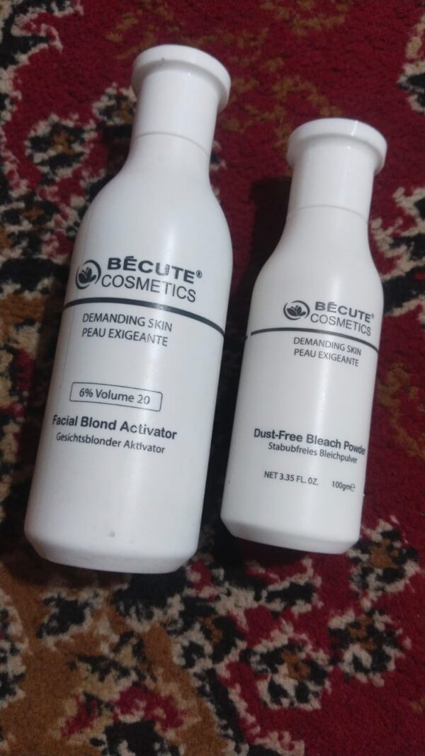 Becute skin polish set - Becute Bleach Powder &  Facial Blonde Activator - Image 2