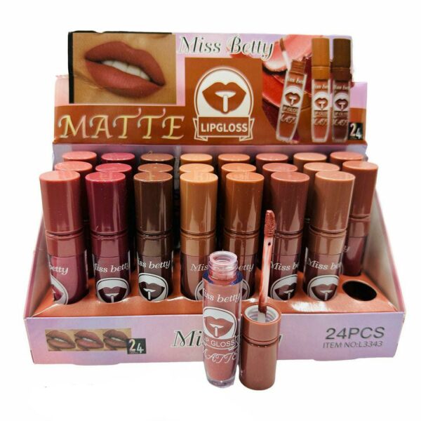 Pack of 4 High Pigment Matte Lipgloss, - Image 2