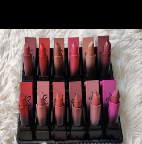 Pack of 6 Nude shades bullet lipstick - Image 3