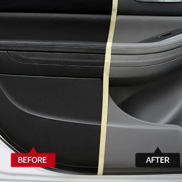 QIFENGHE Car Plastic Restorer - Auto Interior & Panel Renewal Wax Coating Agent Car Wax Car Wax Polish 200gm + sponge - Image 5