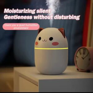 Cute Air Humidifier Mini Aromatherapy Humidifiers Diffusers Essential Oil Diffuser Home Carv ( 250ML)