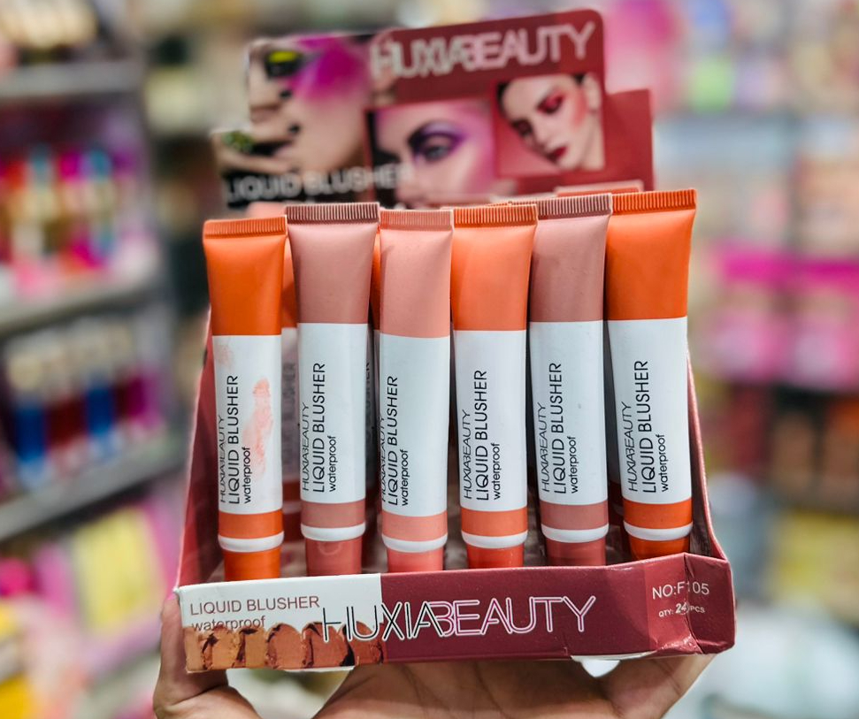 4 Pcs Liquid Blushon | HUXIA BEAUTY LIQUID BLUSHER for girls - Image 8