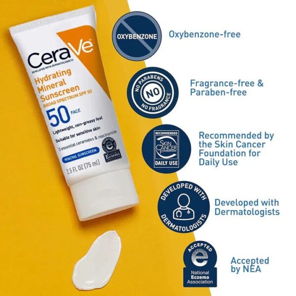 CeraVe 4 in 1 Skincare Kit Night Cream, Sunblock, Cleanser & Serum for Radiant Skin - Image 6