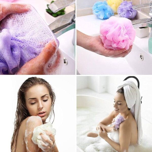 Body Wash Puff Sponge Pack (random color) - Image 6