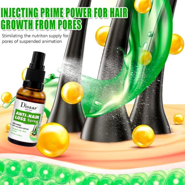 Anti-Hair Loss Spray Tonic Deep Moisturize Nourish Repair Strengthen Hair Root Anti-Frizz Care 30ml - Image 4
