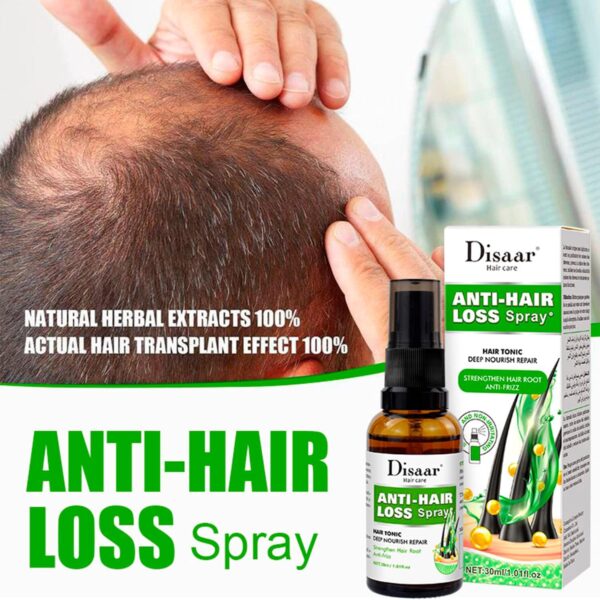 Anti-Hair Loss Spray Tonic Deep Moisturize Nourish Repair Strengthen Hair Root Anti-Frizz Care 30ml - Image 11