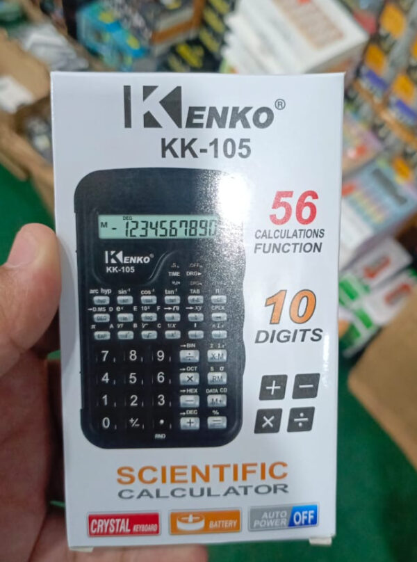 KENKO Scientific Calculator KK-105 function with time - Image 4