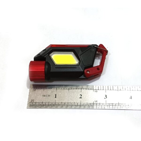 7 in 1 Multifunctional Mini LED Flashlight Keychain COB Work Lights Type-C Rechargeable Pocket Torch Outdoor Camping Emergency Lamp - Image 5