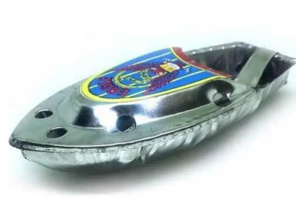 5 Pcs Set - Water Candle Boat Alloy Tin Metal Toy For Kids Boys and Girls - Bath Baby Toy Swimming Fun Toys - PoP PoP Sound - Image 2
