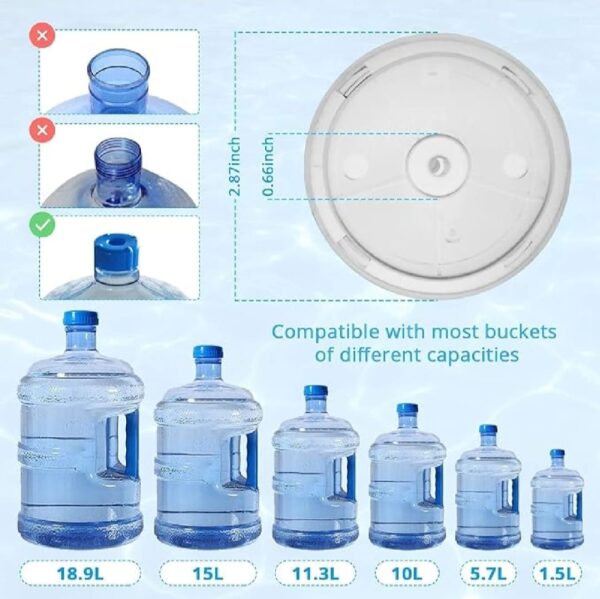 Electric Water Dispenser Portable Automatic Electric Water Pump Drinking Bottle Switch USB Rechargeable Water Pump Machine - Image 3