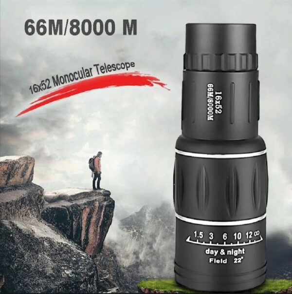 Universal Use Monocular (Bushnell) High Magnification Telescope Dual Focus - Image 2