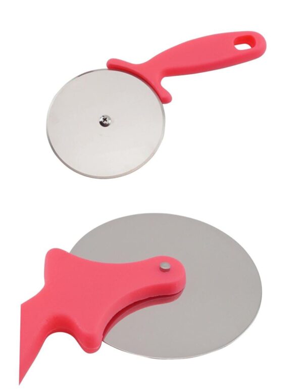 Pizza Cutter, Pizza r Big Size  Cooker Stainless Steel, Commercial Use, Kitchen Helper(random color) - Image 2