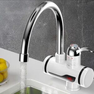 Electric Water Heating Faucet ,Tap for Kitchens and Bathrooms |   Display | Hot Water (without shower )