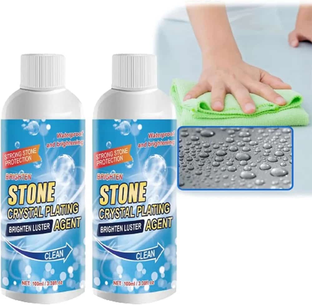 Stone crystal Agent Cleaner, Marble Cleaner and Polish, Universal Stone Cleaner(Tile cleaner) 250ml - Image 4