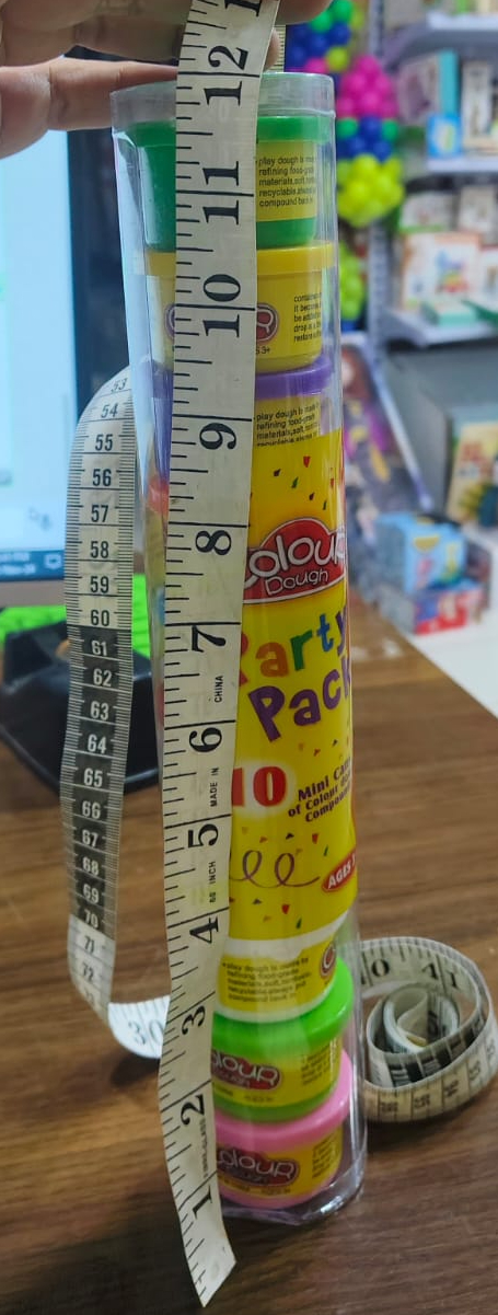 (pack of 10 ) Color Dough Multicolor Modelling Clay Kit for kids - Image 3