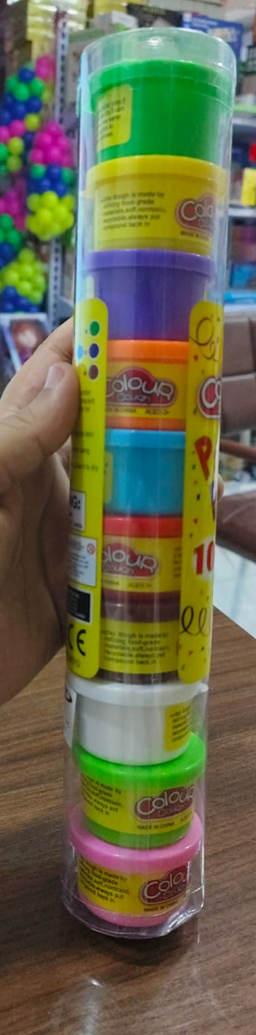 (pack of 10 ) Color Dough Multicolor Modelling Clay Kit for kids - Image 5