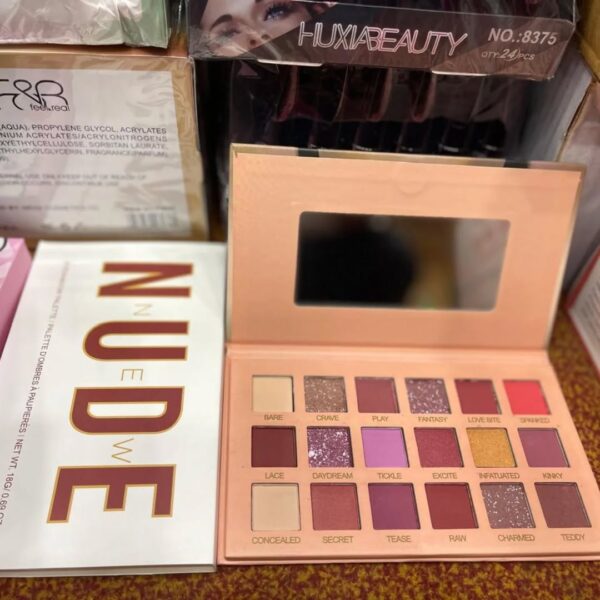 18 Shade   glittery - Matte  NUDE Eyeshadow Palette - Image 2