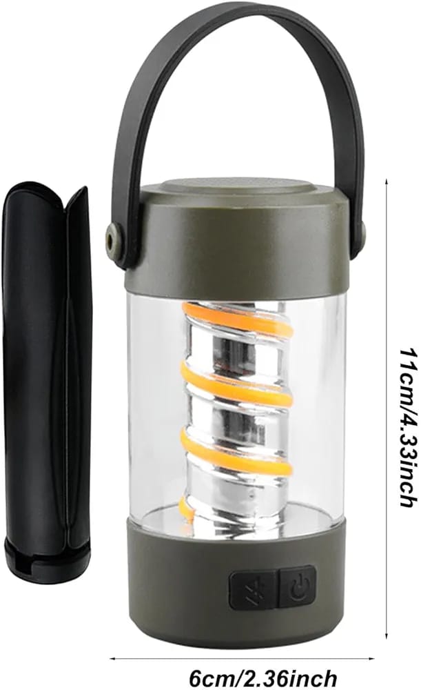 Wireless Speaker Lantern - Bluetoooth Camping RechargeableLight, Outdoor Stereo Lantern | Portable LED Lamp with Wireless Speaker, Waterproof Speaker with Built in Light for Camping Hiking Outdoors - Image 7