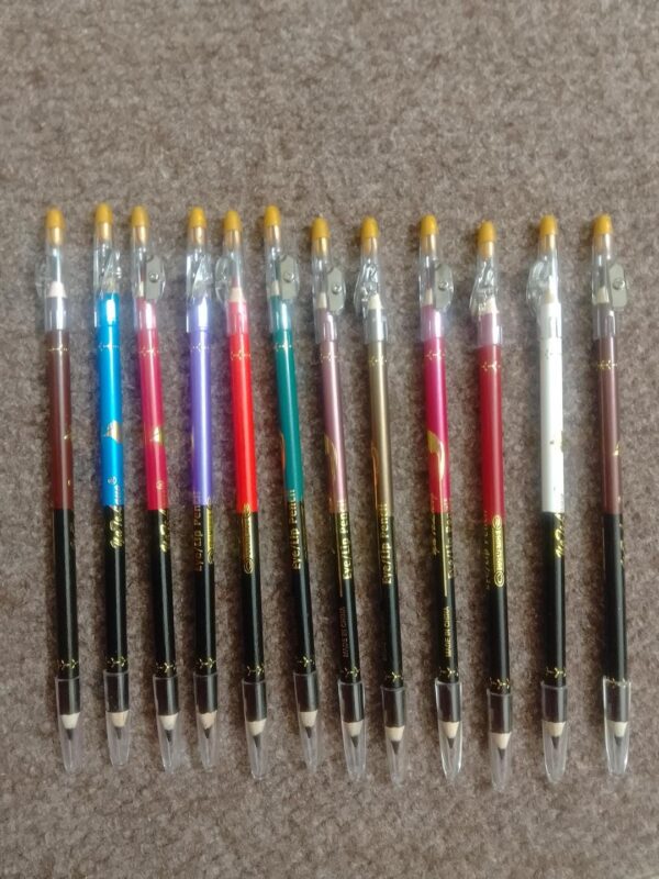 ( Pack of 6  )2 in 1 colors eye pencil multipurpose Eye Pencil (Random color) - Image 5