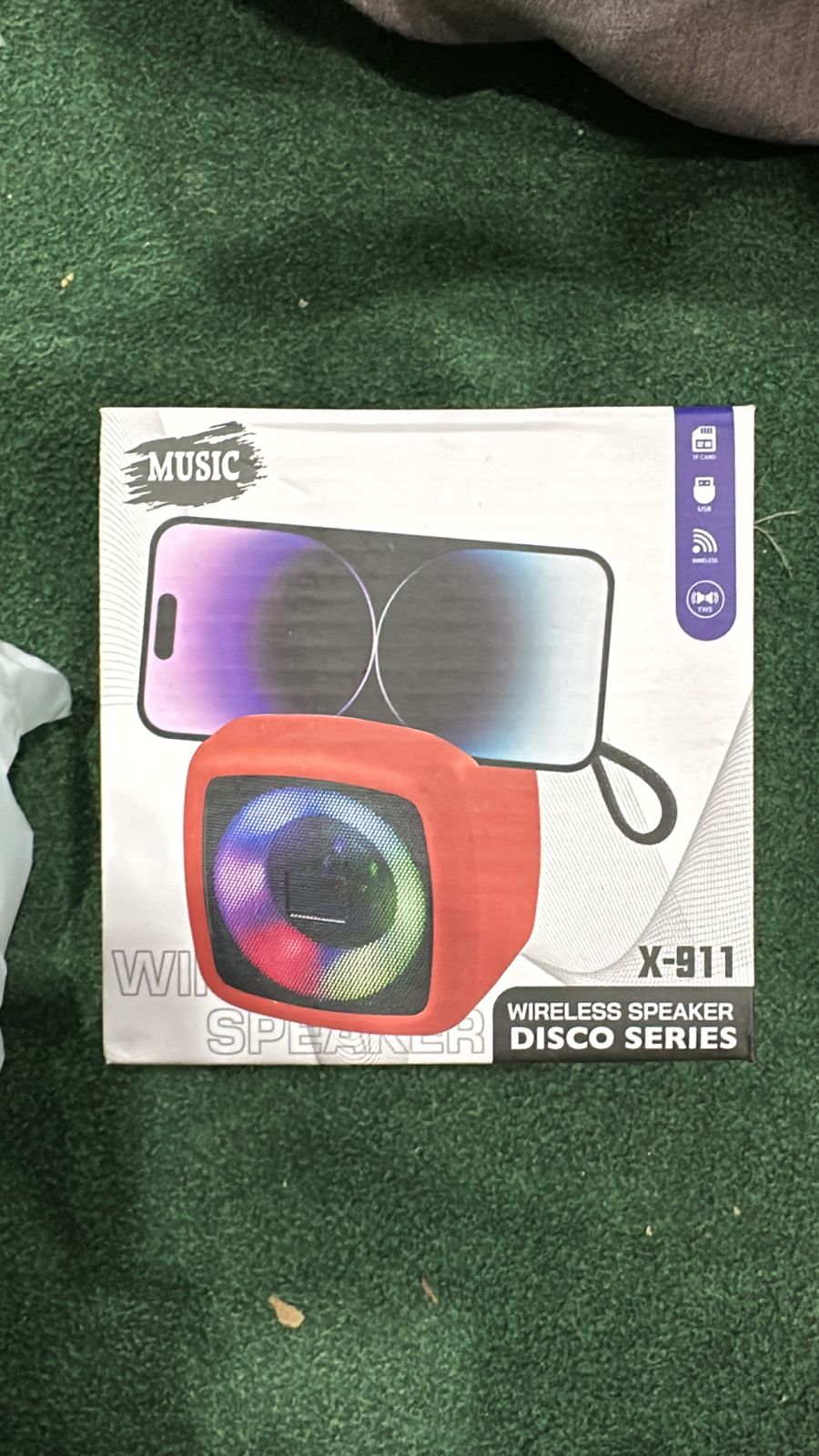 X-911 Wireless Portable Rechargeable Mini Blutooth Speaker With LED Lights And Best For Indoor, Outdoors (Random Color) - Image 3