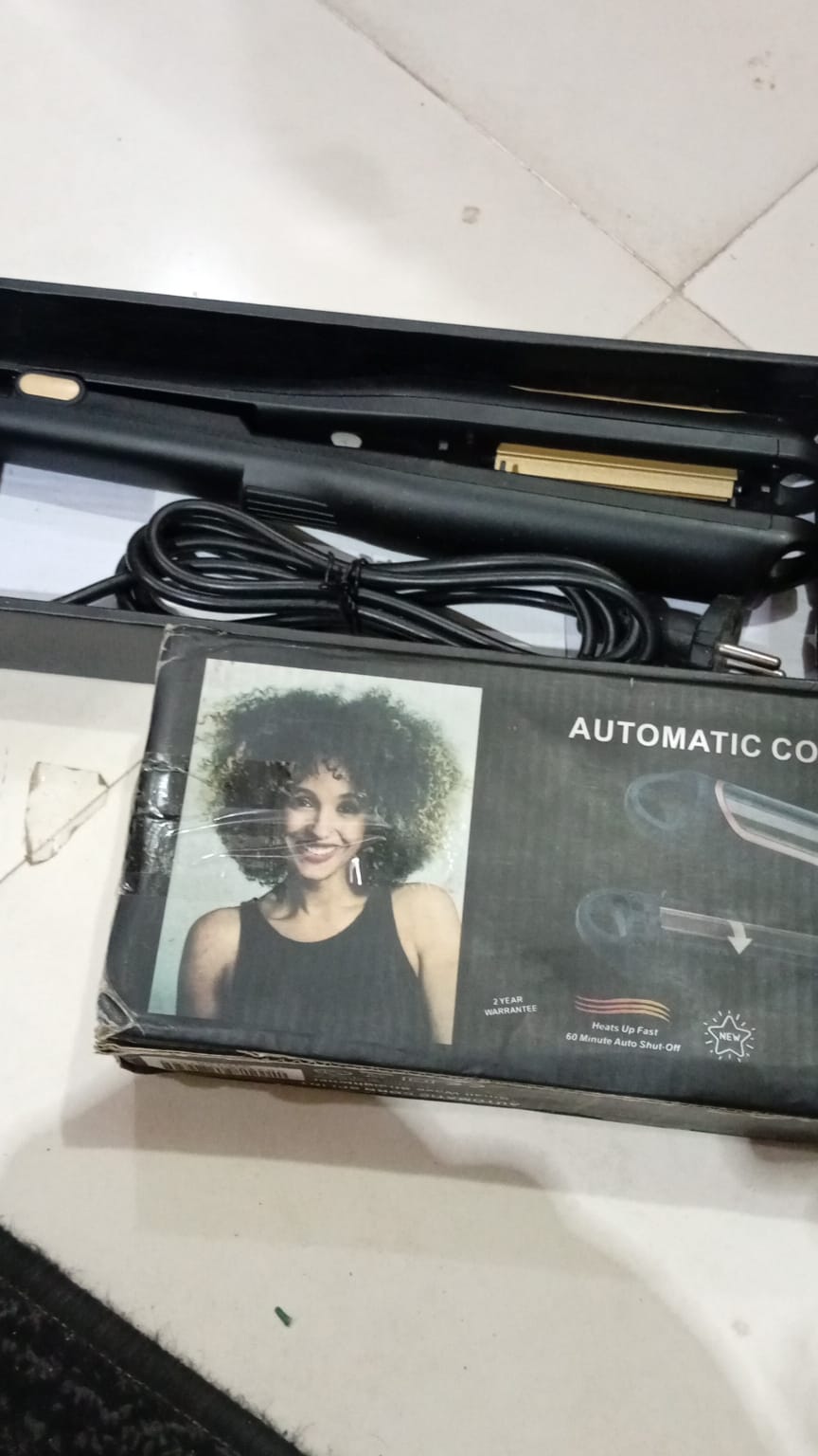 (NW00056) Automatic Corn Curling Iron Roll Splint Small Wave Straightener Thermo-Ceramic Coating with Intelligent Sensor (Model: HS-978) - Image 2