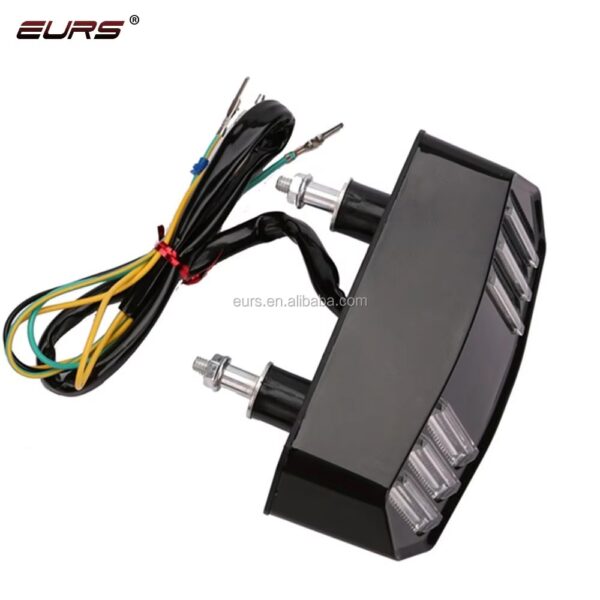 Universal Motorbike Back Light With Indicator DRL Audi Style - Image 5