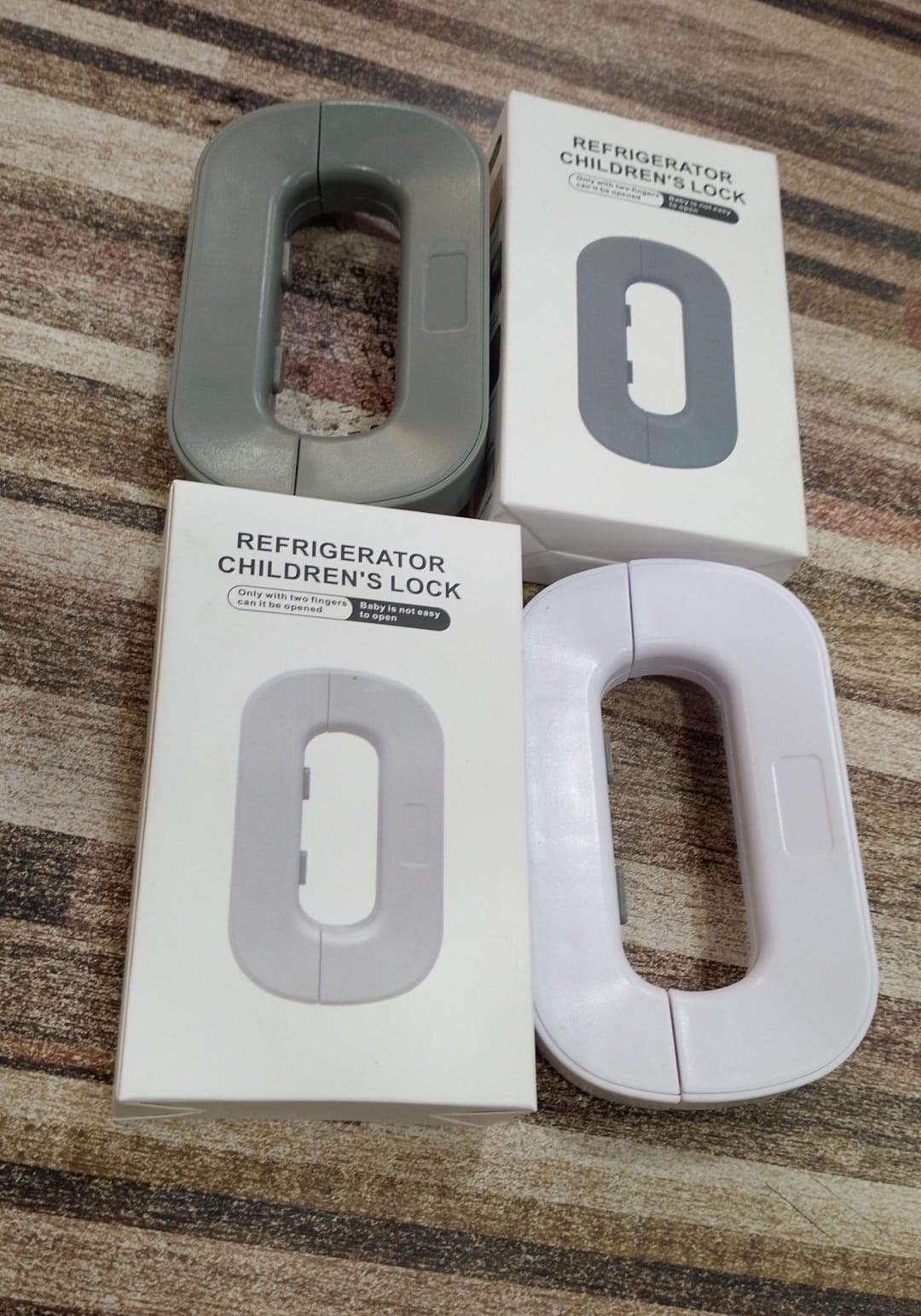 Home Refrigerator Door Lock, Child Proof Refrigerator Door Lock (Random Color) - Image 9