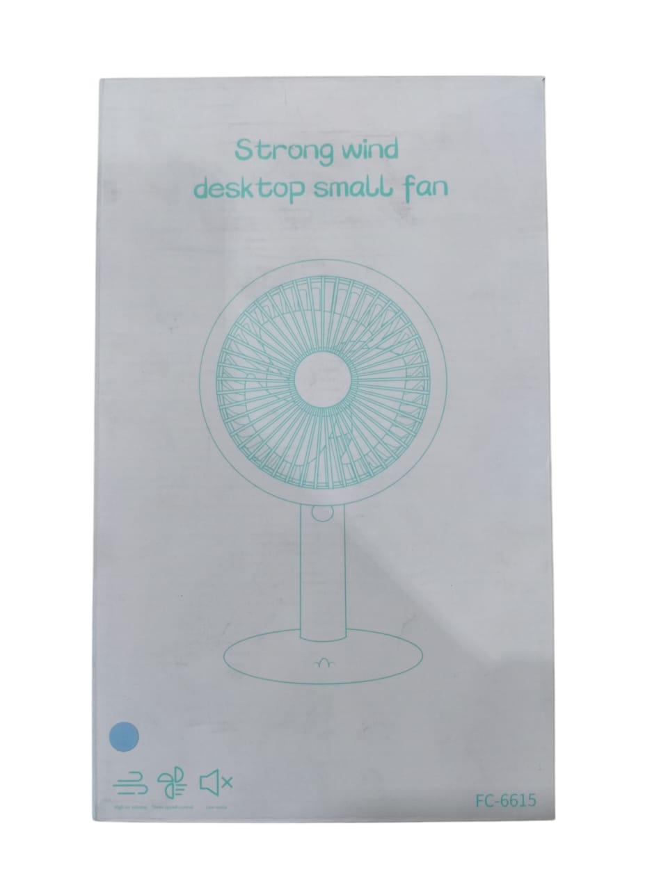 Portable Automatic Wireless USB Fan | Fan with 5 Speed Super Strong Wind for Home office Bedroom Kitchen Outdoor Camping | Best Quality Table Fan | Desktop Small Fan (Random Color) - Image 7