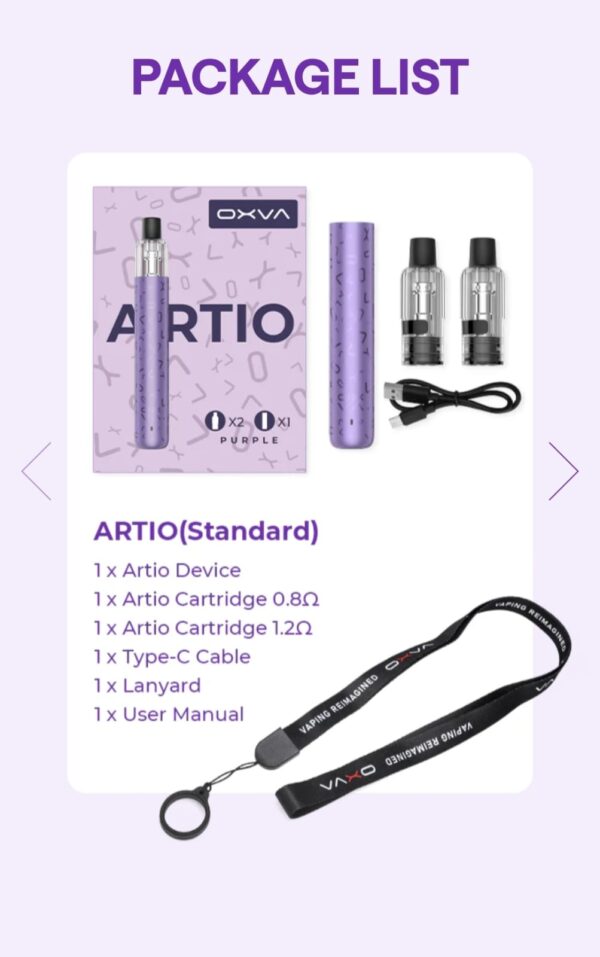 OXVA Artio Pod Sleek, Portable, and Versatile Vaping Experience | Vape For Smokers | Pod For Smoking ( Random Color ) - Image 7